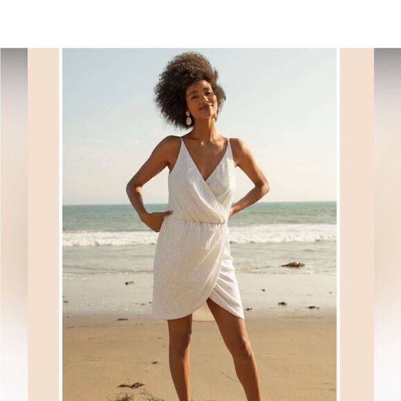 Trina Turk Womens Allure Mini Dress, White - Picture 8 of 15